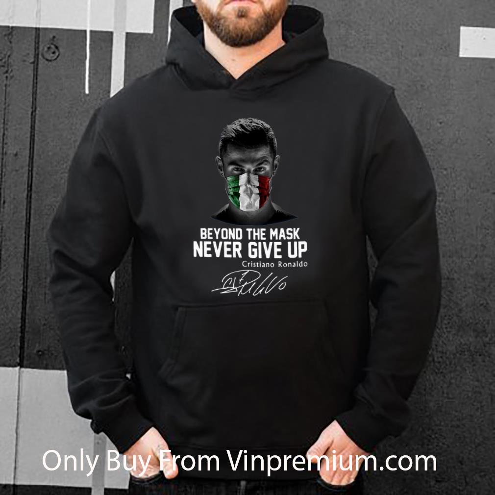 d7ea765a awesome cristiano ronaldo beyond the mask never give up signature shirt 4 - Awesome Cristiano Ronaldo Beyond The Mask Never Give Up Signature shirt