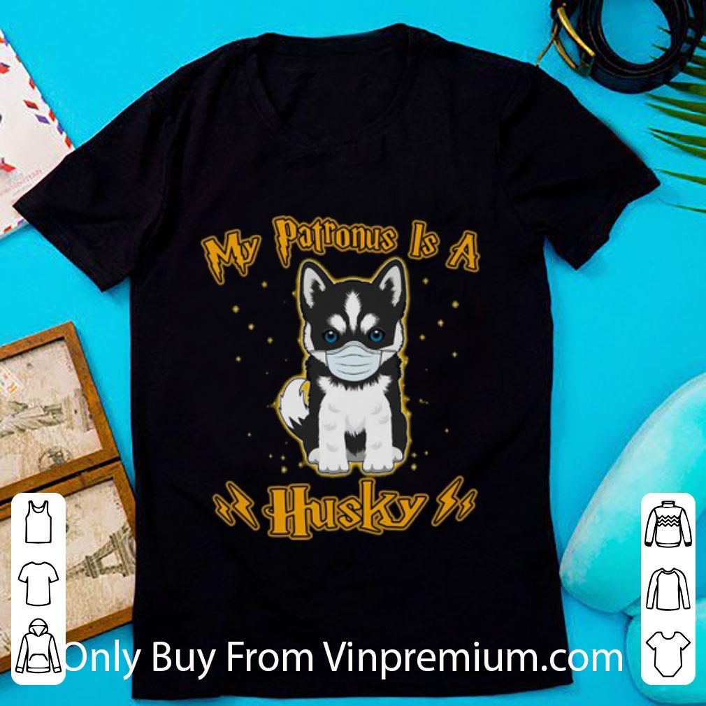 Hot My Patronus Is A Husky Face Mask shirt