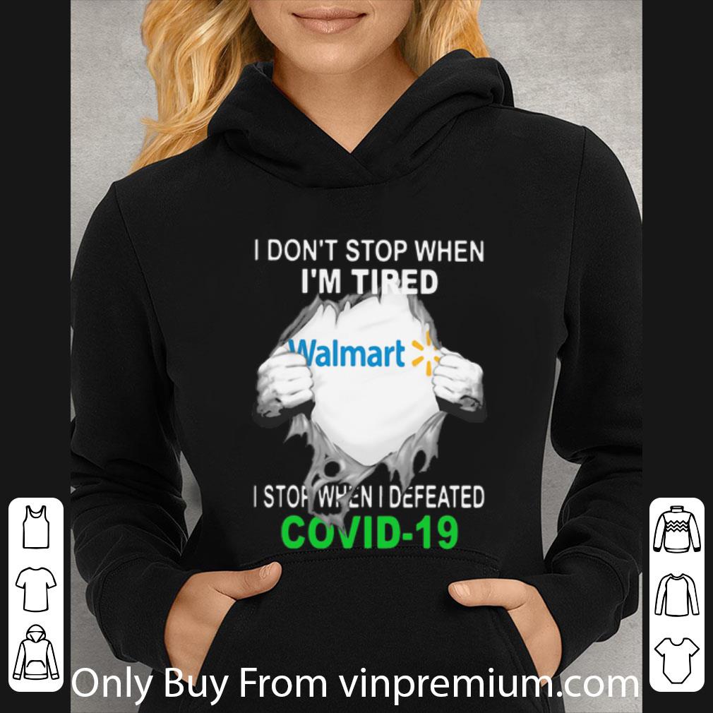 e3514a1b original walmart blood inside i stop when i defeated covid 19 shirt 4 - Original Walmart Blood Inside I Stop When I Defeated Covid-19 shirt