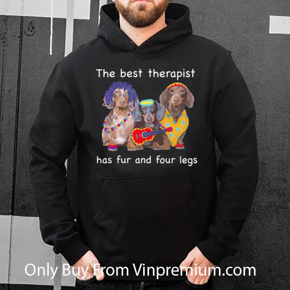edb93d6e top dachshund band the best therapist has fur and four leg shirt 4 - Top Dachshund Band The Best Therapist Has Fur And Four Leg shirt