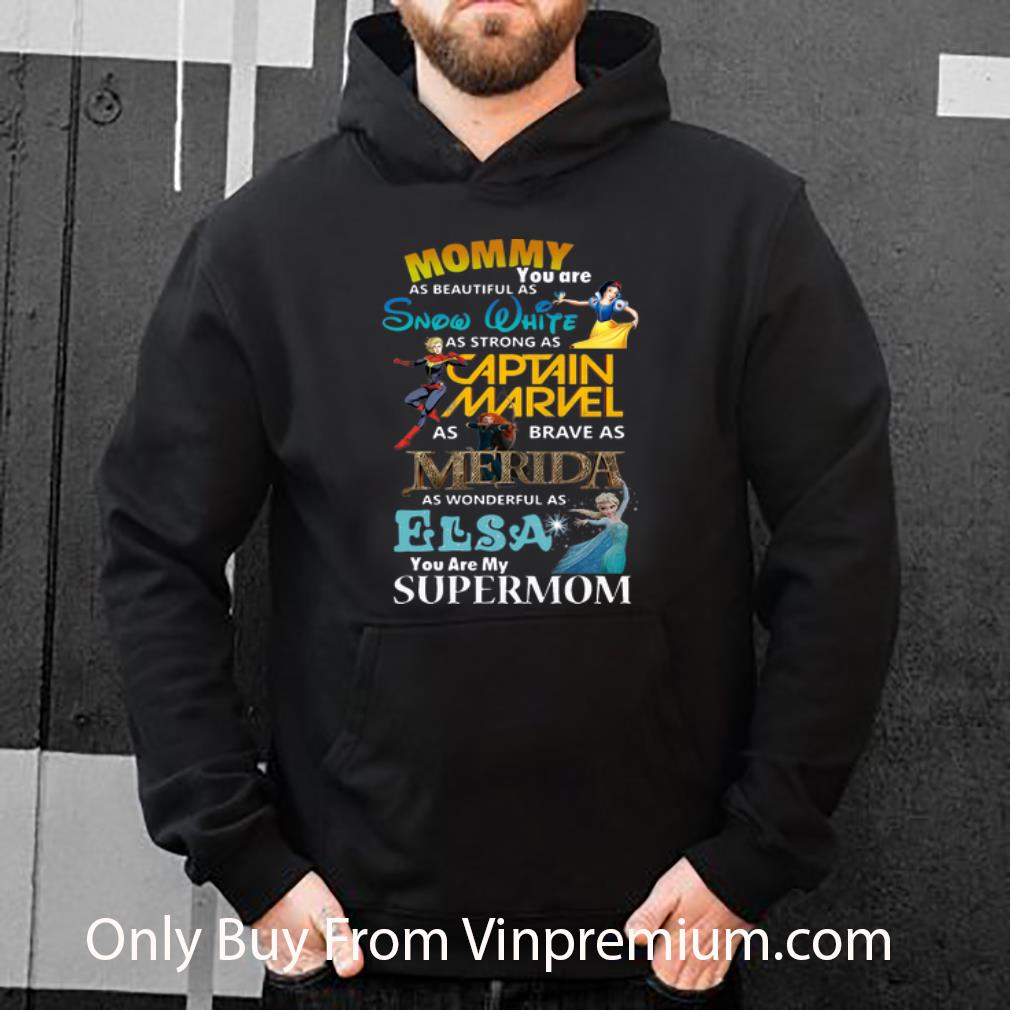 f8a86d43 premium mommy you are as beautiful as snow white as strong captain marvel supermom shirt 4 - Premium Mommy You Are As Beautiful As Snow White As Strong Captain Marvel Supermom shirt