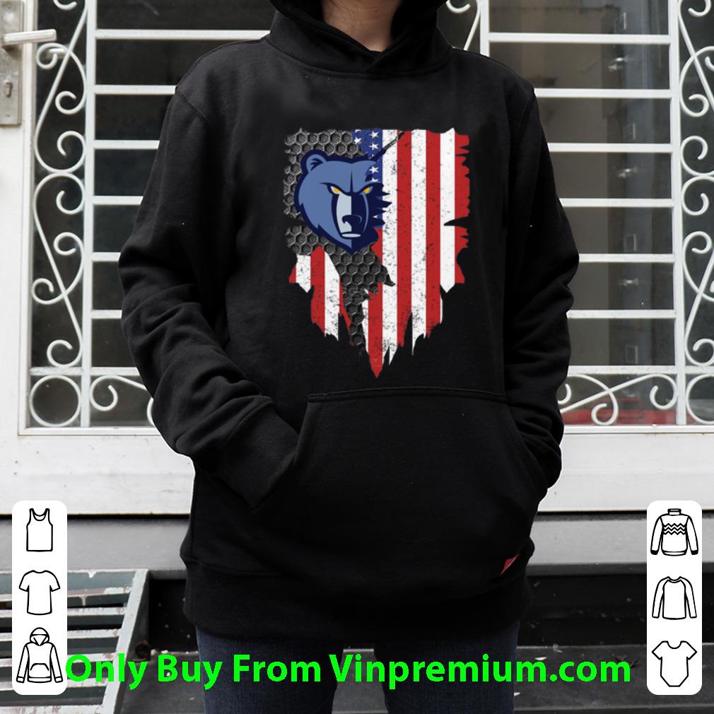 0121fffe official memphis grizzlies american flag shirt 4 - Official Memphis Grizzlies American Flag shirt