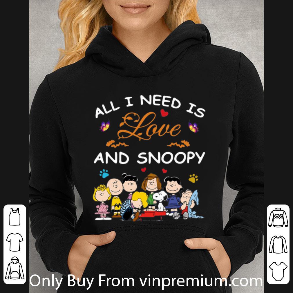 1cb72edf original all i need is love and snoopy peanuts shirt 4 - Original All I Need Is Love And Snoopy Peanuts shirt