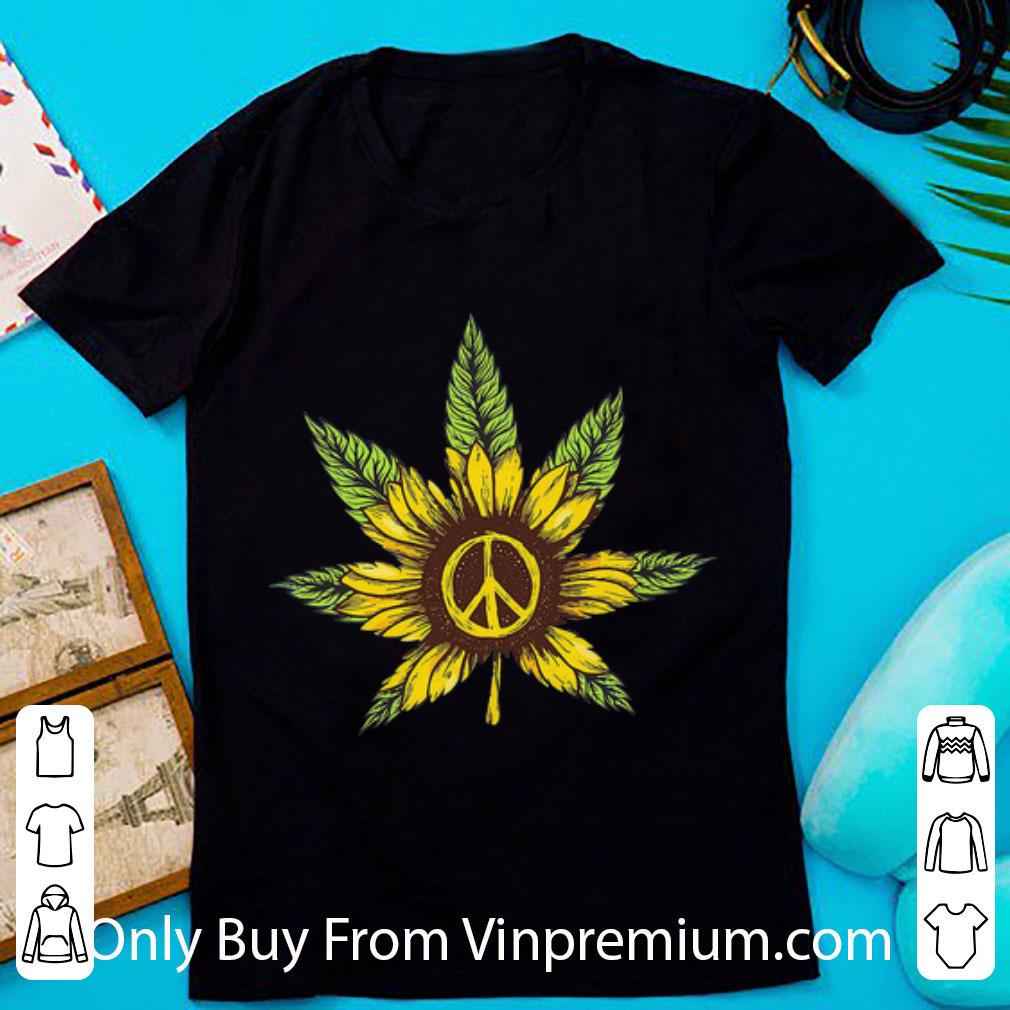 Original Marijuana Sunflower Hippie shirt