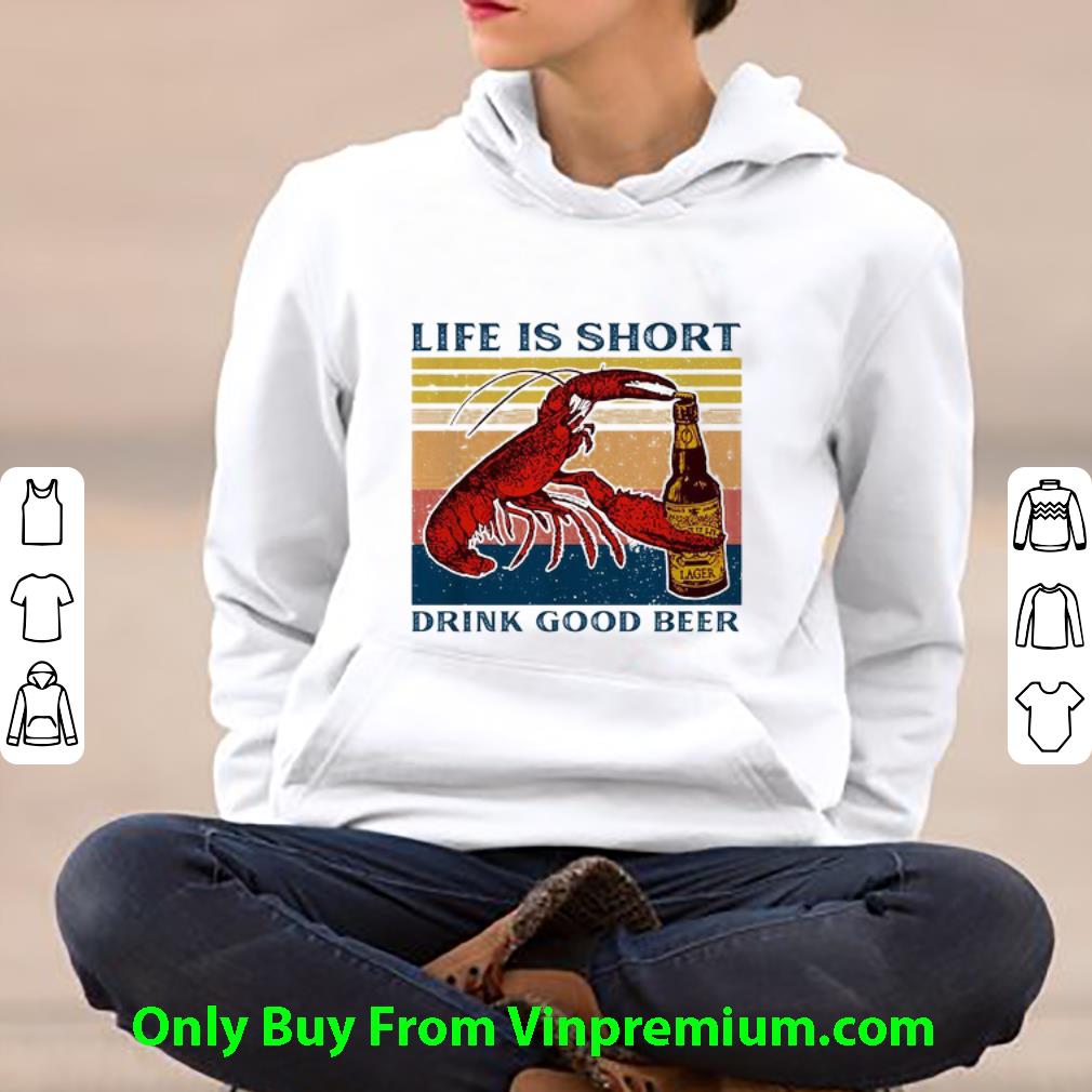 782929da premium vintage life is short drink good beer shirt 4 - Premium Vintage Life Is Short Drink Good Beer shirt
