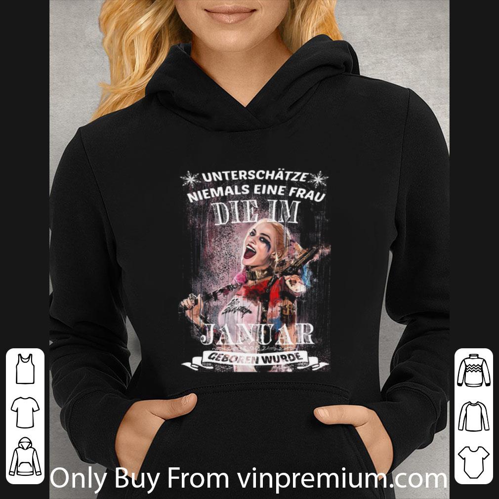 9391716a premium harley quinn unterschatze niemals eine frau die im januar shirt 4 - Premium Harley Quinn Unterschatze Niemals Eine Frau Die Im Januar shirt