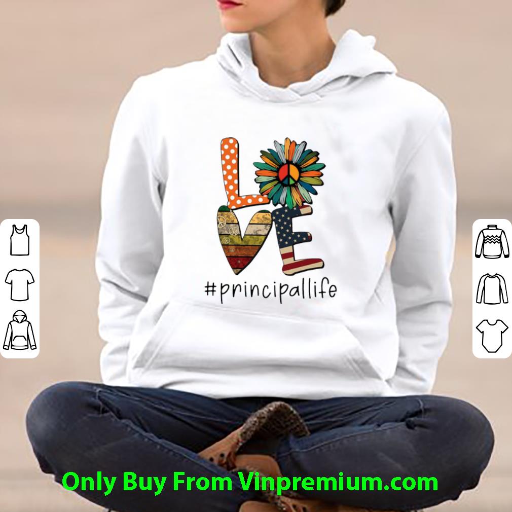 98a0d7eb pretty love hippie sunflower american flag principal life shirt 4 - Pretty Love Hippie Sunflower American Flag Principal Life shirt