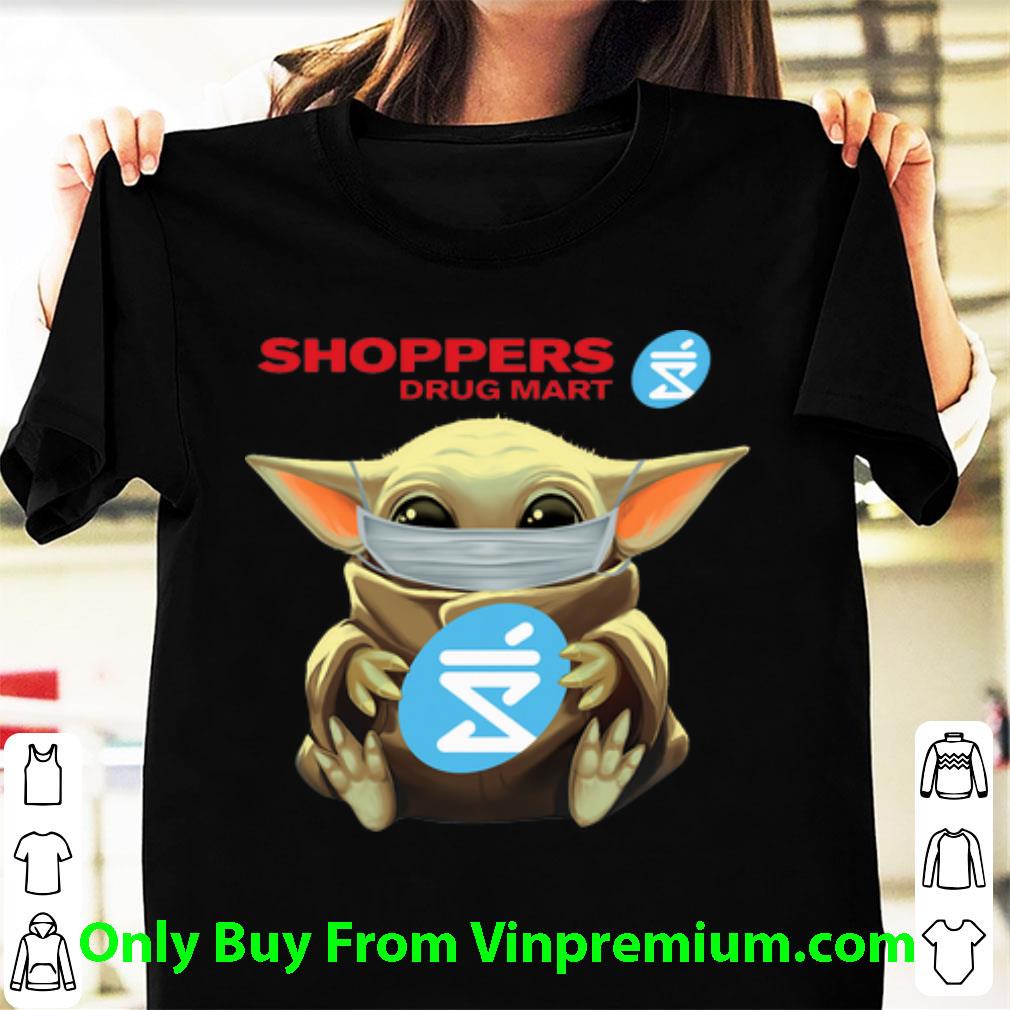 Awesome Star Wars Baby Yoda Mask Hug Shoppers Drug Mart Covid-19 shirt