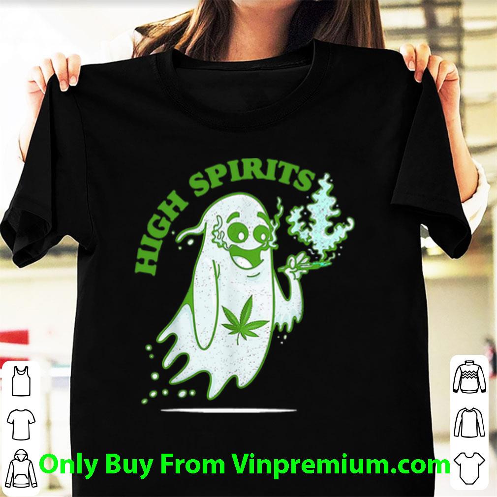 Original Ghost Weed Smokers High Spirits Marijuana shirt