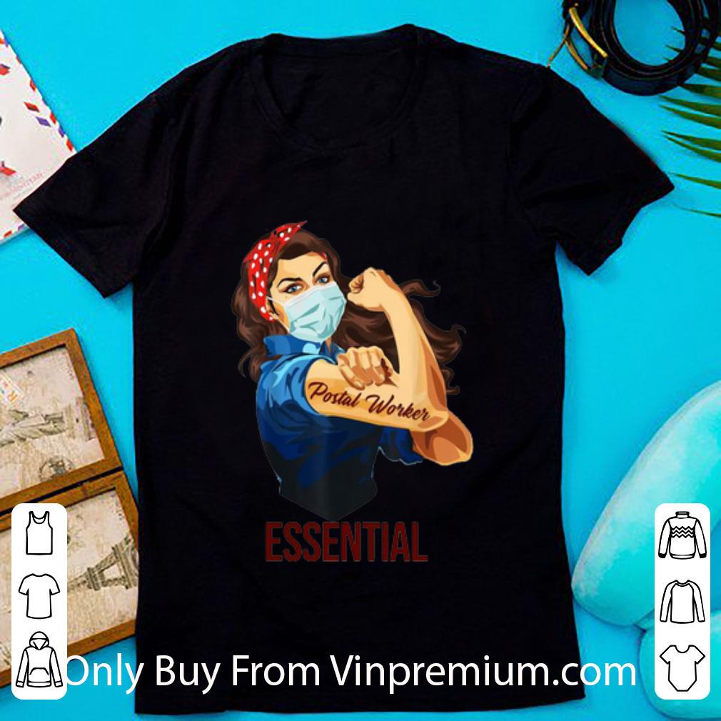 Original Strong Woman Tattoos Postal Worker Essential shirt