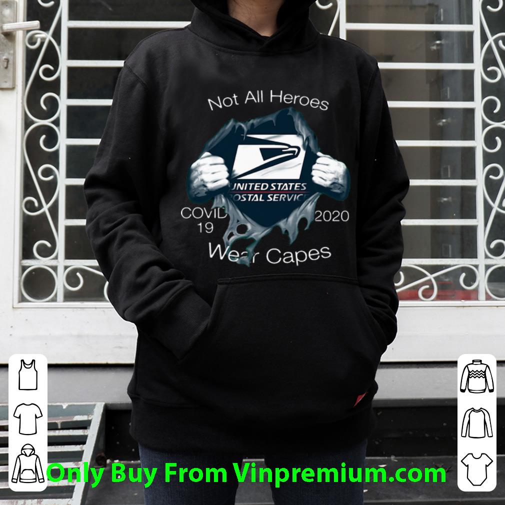 ef74d6ee great blood inside me united states postal service not all heroes wear capes shirt 4 - Great Blood Inside Me United States Postal Service Not All Heroes Wear Capes shirt