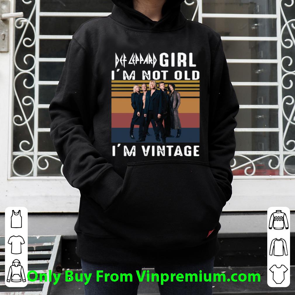 05bcc21e hot vintage def leppard girl i m not old i m vintage shirt 4 - Hot Vintage Def Leppard Girl I’m Not Old I’m Vintage shirt