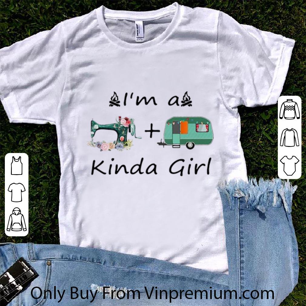 Pretty I’m A Sewing And Camping Kinda Girl shirt