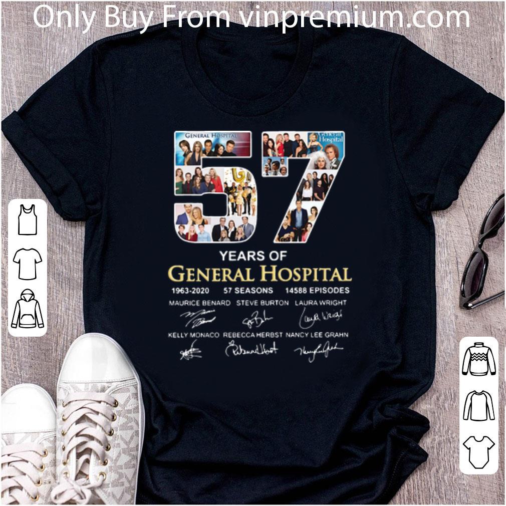 Great 57 Years Of General Hospital 1963-2020 Signatures shirt