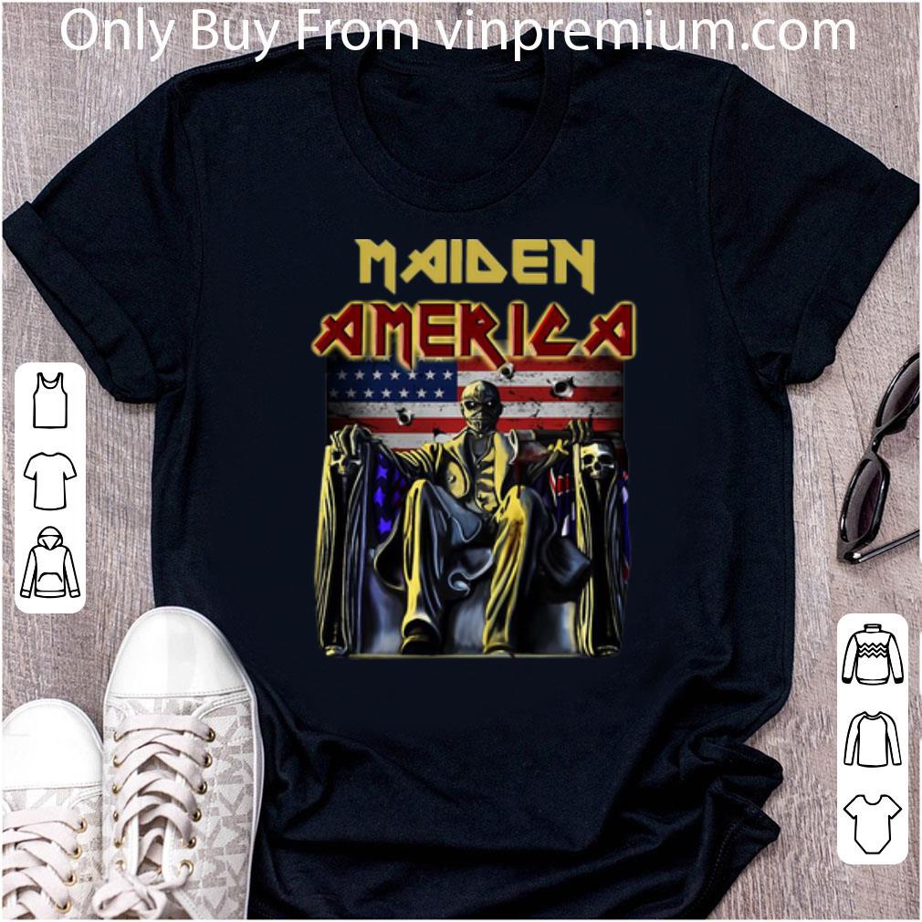 Premium Iron Maiden America American Flag shirt