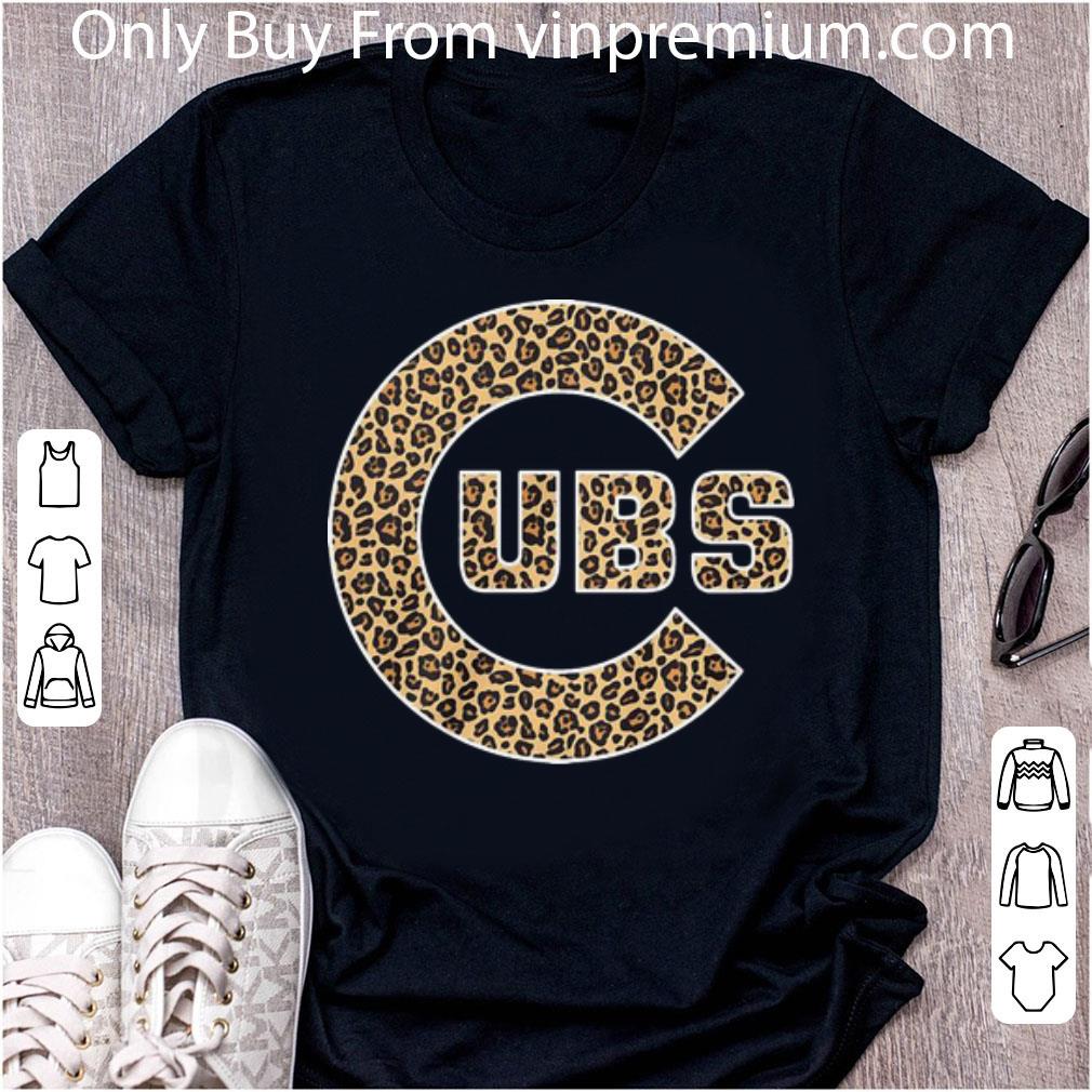 Nice Leopard Chicago Cubs shirt