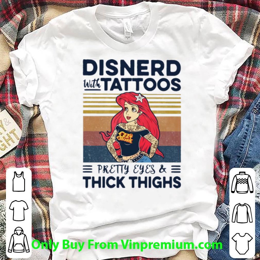 Awesome Vintage Disnerd With Tattoos Pretty Eyes And Thick Thighs Disney shirt