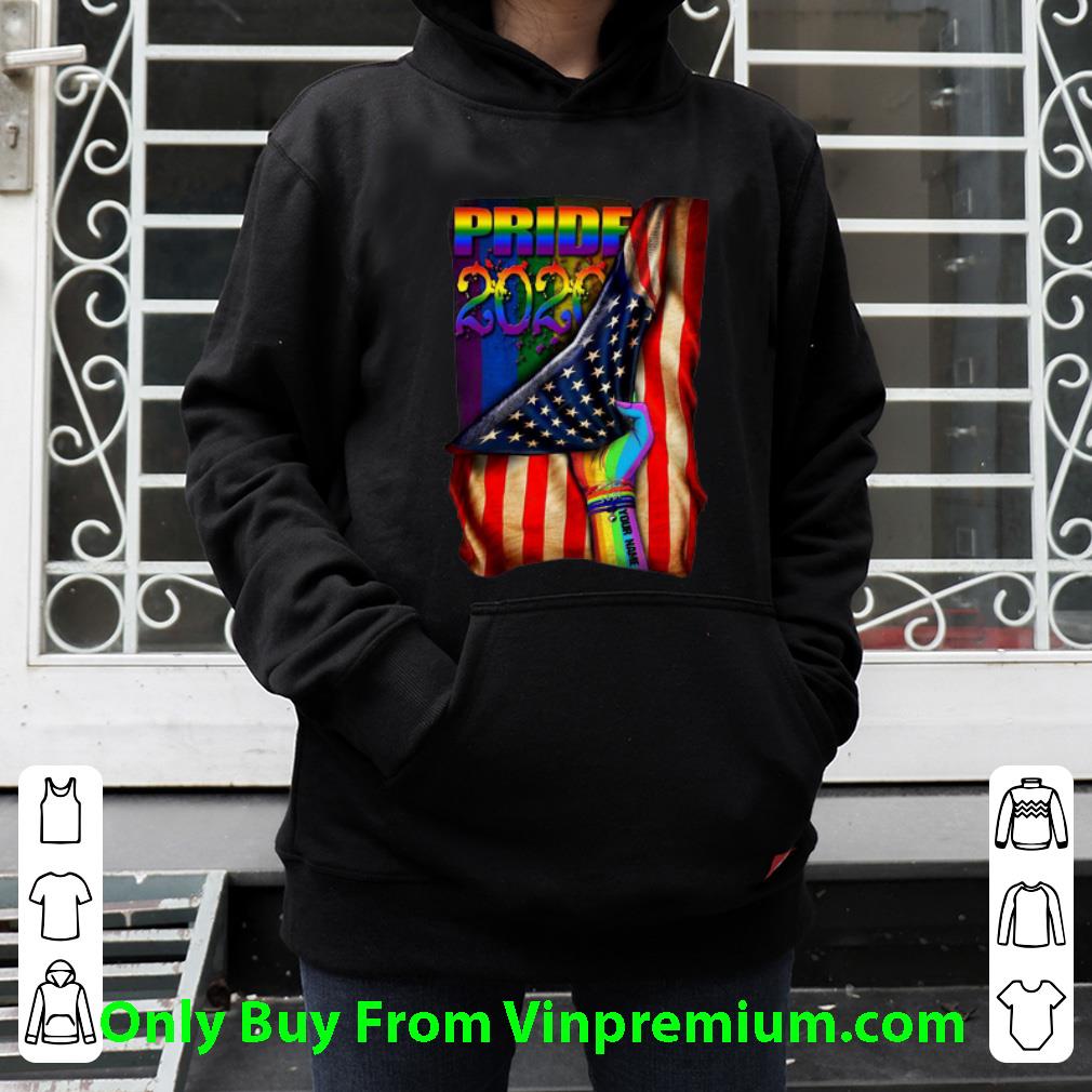 db0b80ca pretty lgbt pride 2020 in american flag shirt 4 - Pretty LGBT Pride 2020 In American Flag shirt