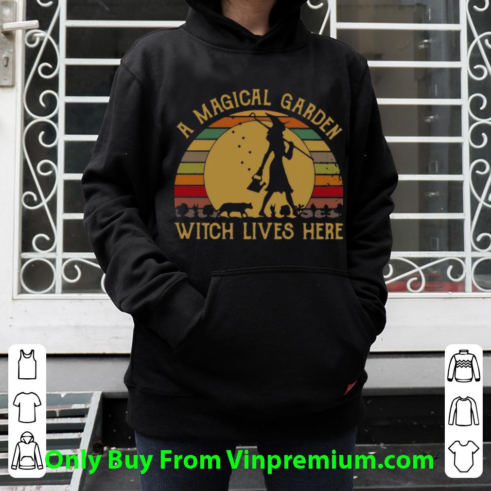 dbd405f9 original vintage a magical garden witch lives here shirt 4 - Original Vintage A Magical Garden Witch Lives Here shirt