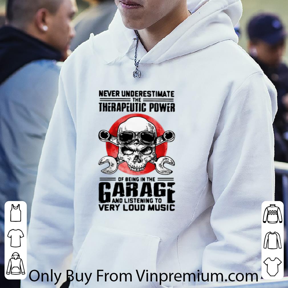 f26ec7a2 official never underestimate the therapeutic power of being in the garage shirt 4 - Official Never Underestimate The Therapeutic Power Of Being In The Garage shirt