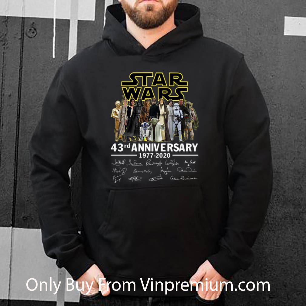 16f4441e awesome star wars 43rd anniversary 1997 2020 signatures shirt 4 - Awesome Star Wars 43rd Anniversary 1997-2020 Signatures shirt