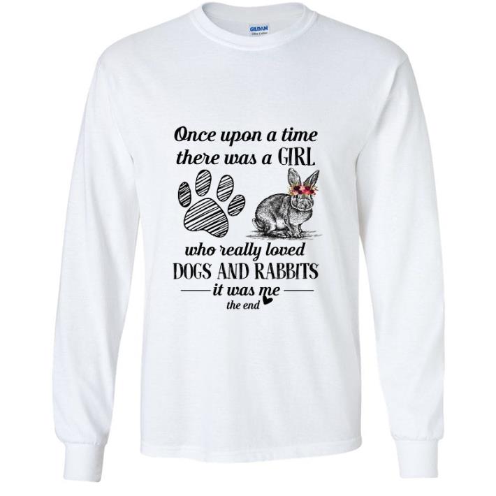 5851e47e awesome dogs and rabbits once upon a time there was a girl who really shirt 4 - Awesome Dogs And Rabbits Once Upon A Time There Was A Girl Who Really shirt