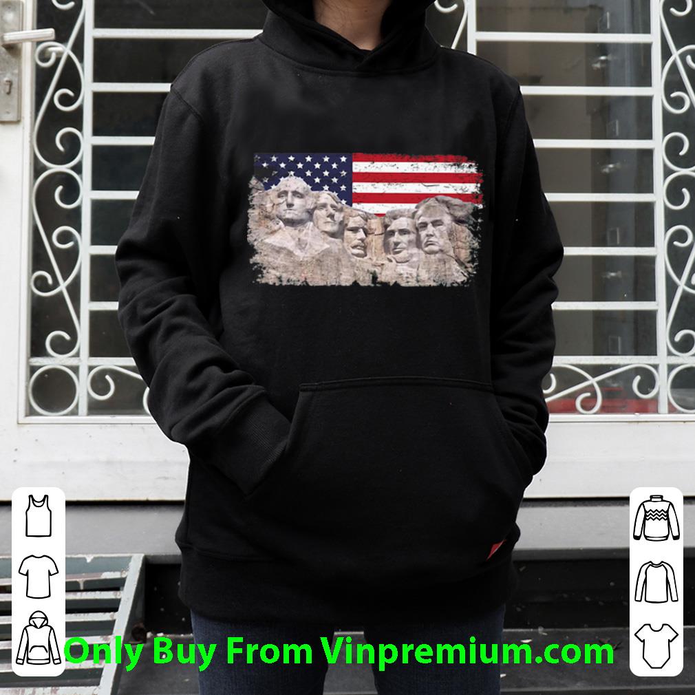 5ff2f6af great american flag 45th added to rushmore mount shirt 4 - Great American Flag 45th Added To Rushmore Mount shirt