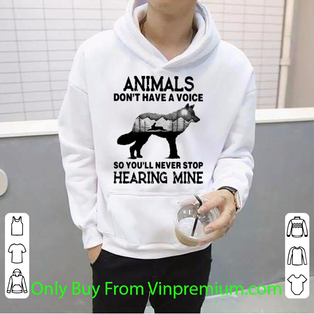 63542447 hot animals don t have a voice so you ll never stop hearing mine shirt 4 - Hot Animals Don’t Have A Voice So You’ll Never Stop Hearing Mine shirt
