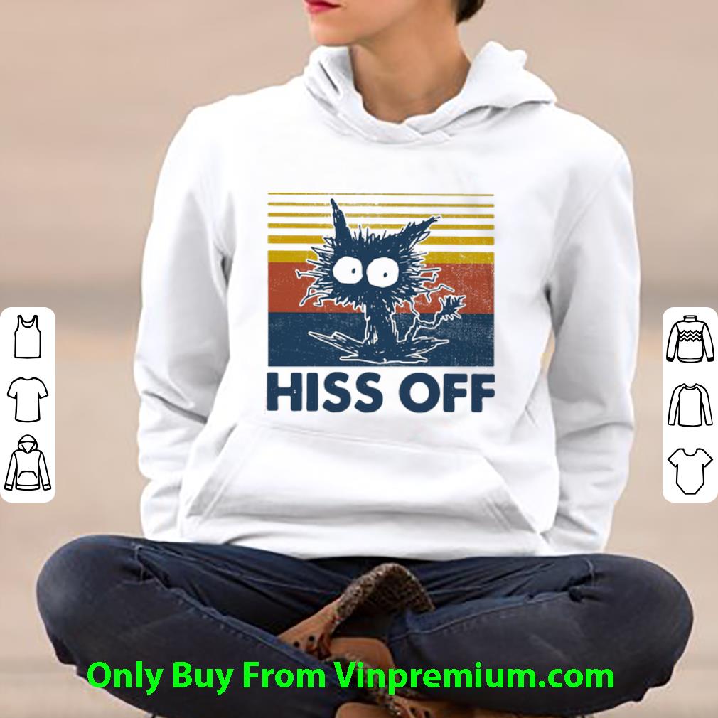 63e0d95c original vintage cat hiss off shirt 4 - Original Vintage Cat Hiss Off shirt