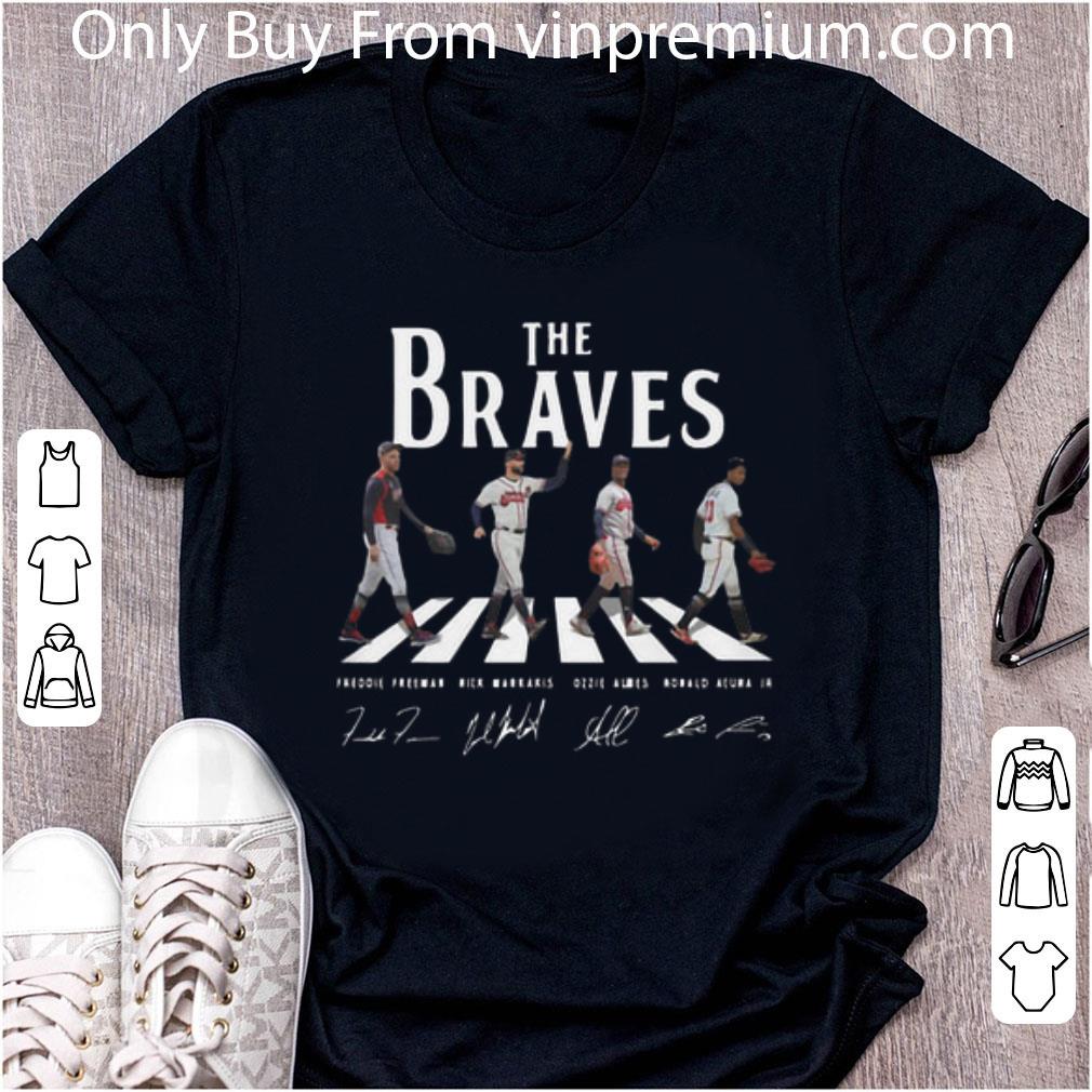 Hot Atlanta Braves The Braves Abbey Road Signatures shirt