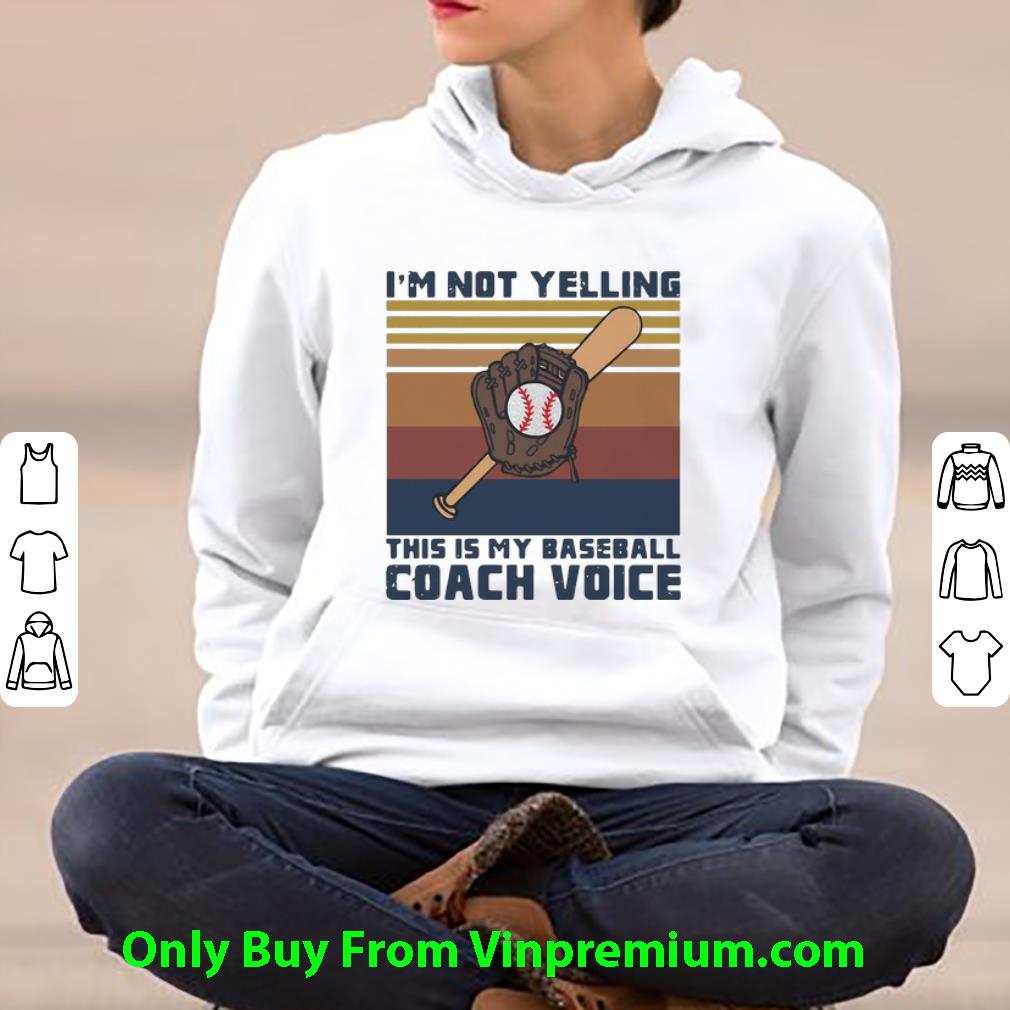 99d845b5 nice vintage i m not yelling this is my baseball coach voice shirt 4 - Nice Vintage I’m Not Yelling This Is My Baseball Coach Voice shirt