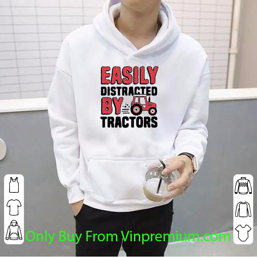 3946766e pretty farmer easily distracted by tractors shirt 4 - Pretty Farmer Easily Distracted By Tractors shirt