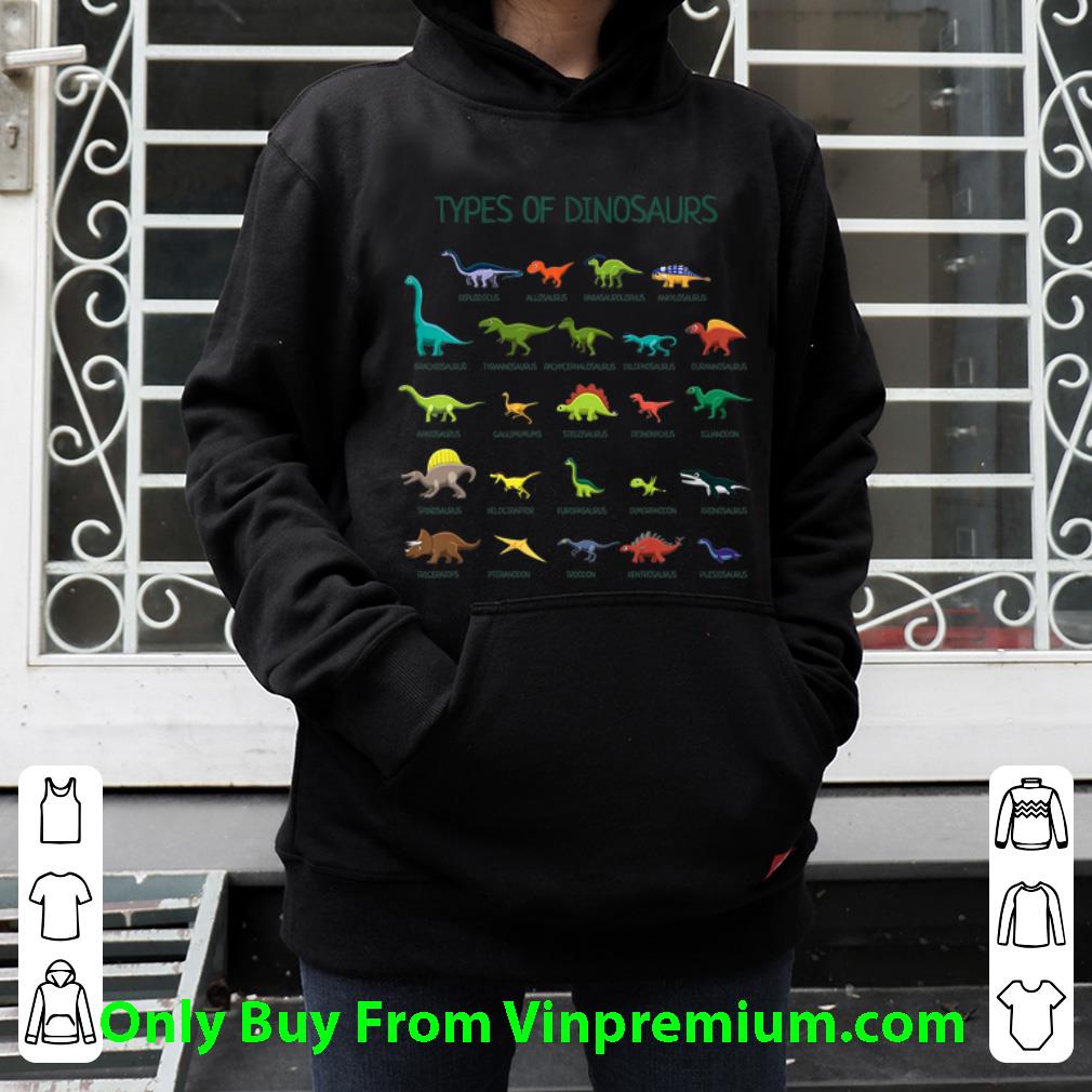 Top Types Of Dinosaurs Dino Identification shirt 8d03449d top types of dinosaurs dino identification shirt 4 - Top Types Of Dinosaurs Dino Identification shirt