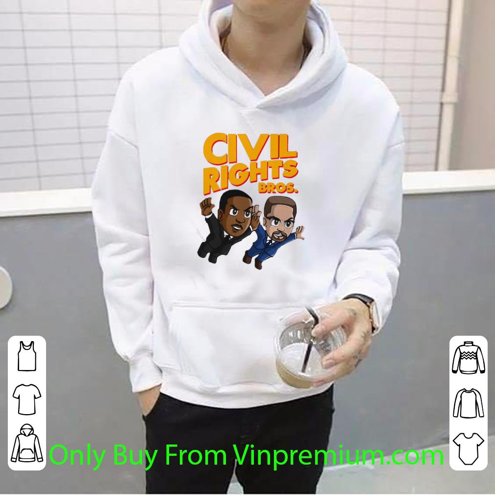 ca8adefd official civil rights bros martin luther king and malcolm shirt 4 - Official Civil Rights Bros Martin Luther King And Malcolm shirt