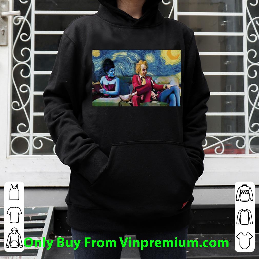 d17dad43 pretty beetlejuice michael keaton starry night poster vincent van gogh shirt 4 - Pretty Beetlejuice Michael Keaton Starry Night Poster Vincent Van Gogh shirt