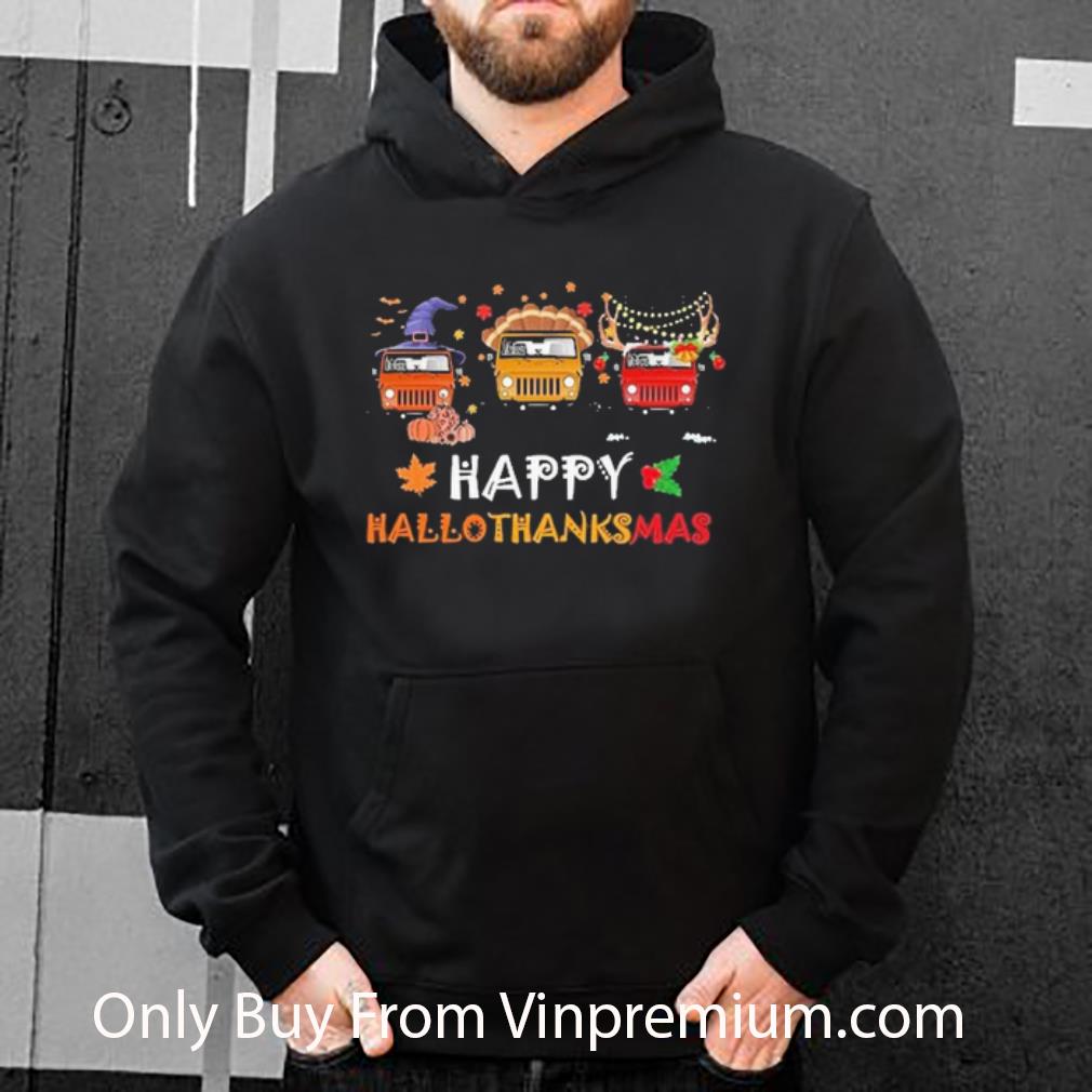 09cb9517 hot jeeps happy hallothanksmas shirt 4 - Hot Jeeps Happy Hallothanksmas shirt