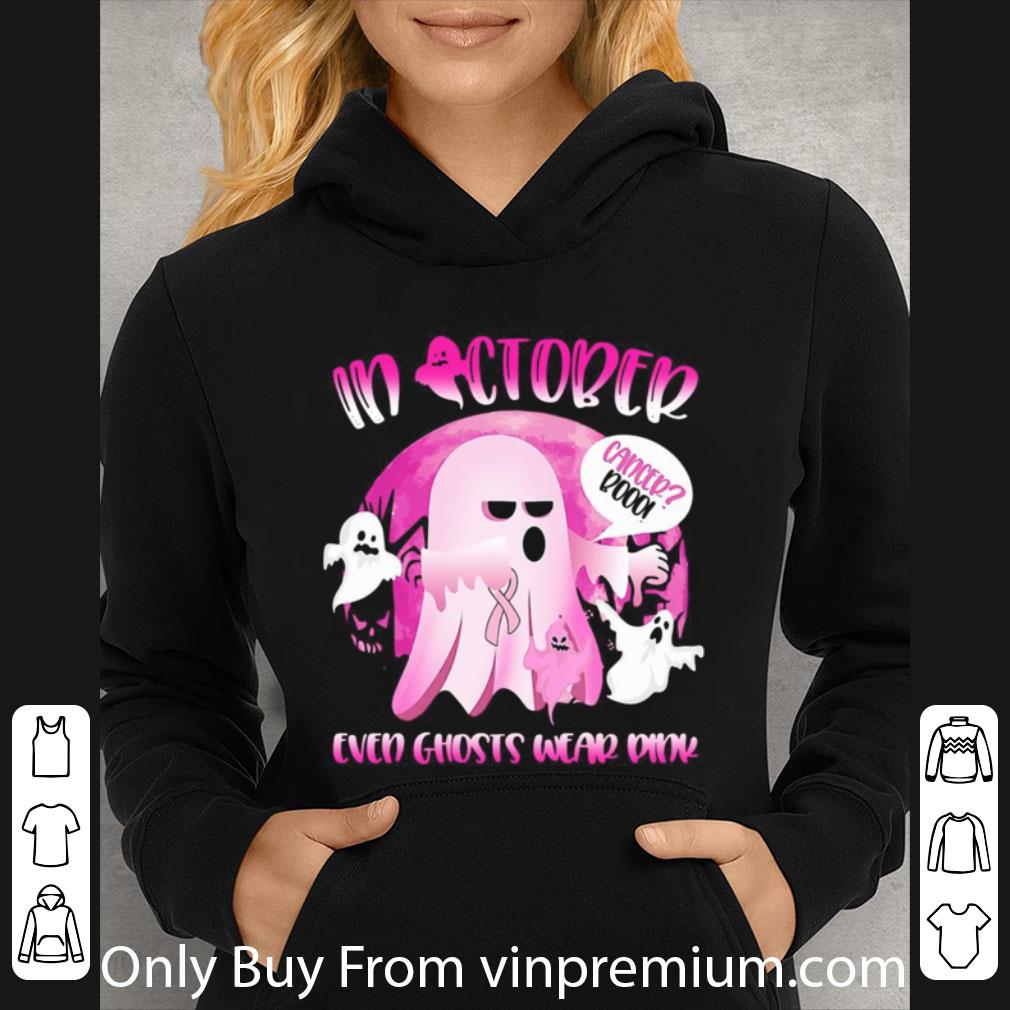 22976b8b official halloween in october we wear pink boo ghost breast cancer shirt 4 - Official Halloween In October We Wear Pink Boo Ghost Breast Cancer shirt