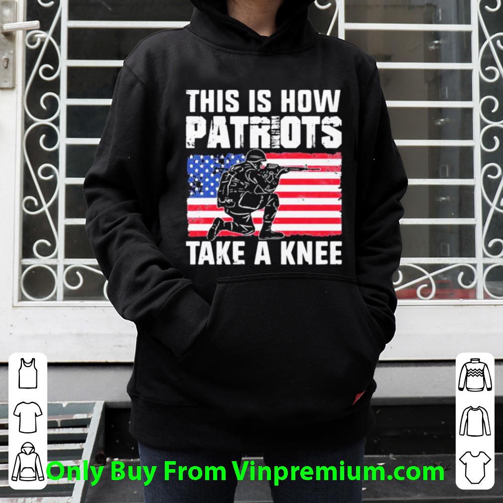 4f45cb5a official american flag this is how patriots take a knee shirt 4 - Official American Flag This Is How Patriots Take A Knee shirt