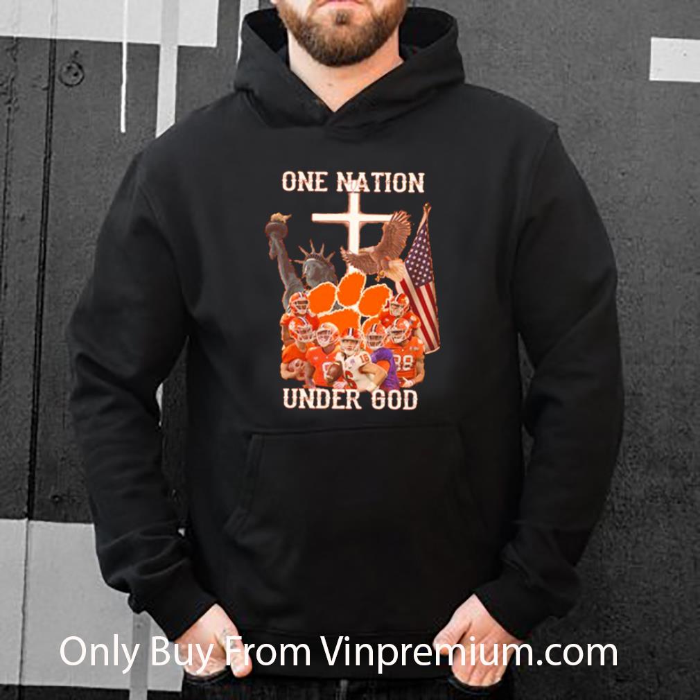 a3af4b50 premium statue of liberty american clemson tigers one nation under god shirt 4 - Premium Statue Of Liberty American Clemson Tigers One Nation Under God shirt