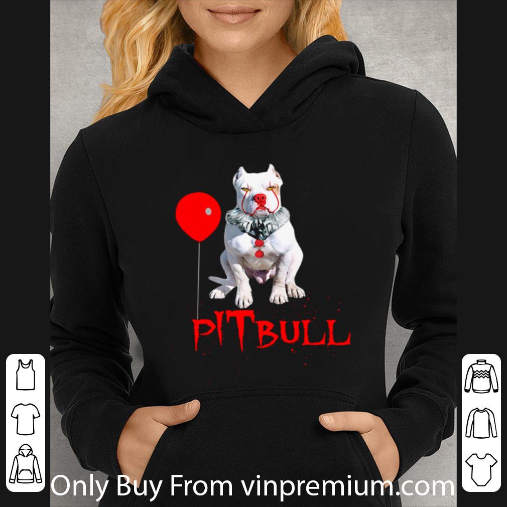 Nice Pitbull Pennywise Halloween Stephen King It shirt bb453b1e nice pitbull pennywise halloween stephen king it shirt 4 - Nice Pitbull Pennywise Halloween Stephen King It shirt