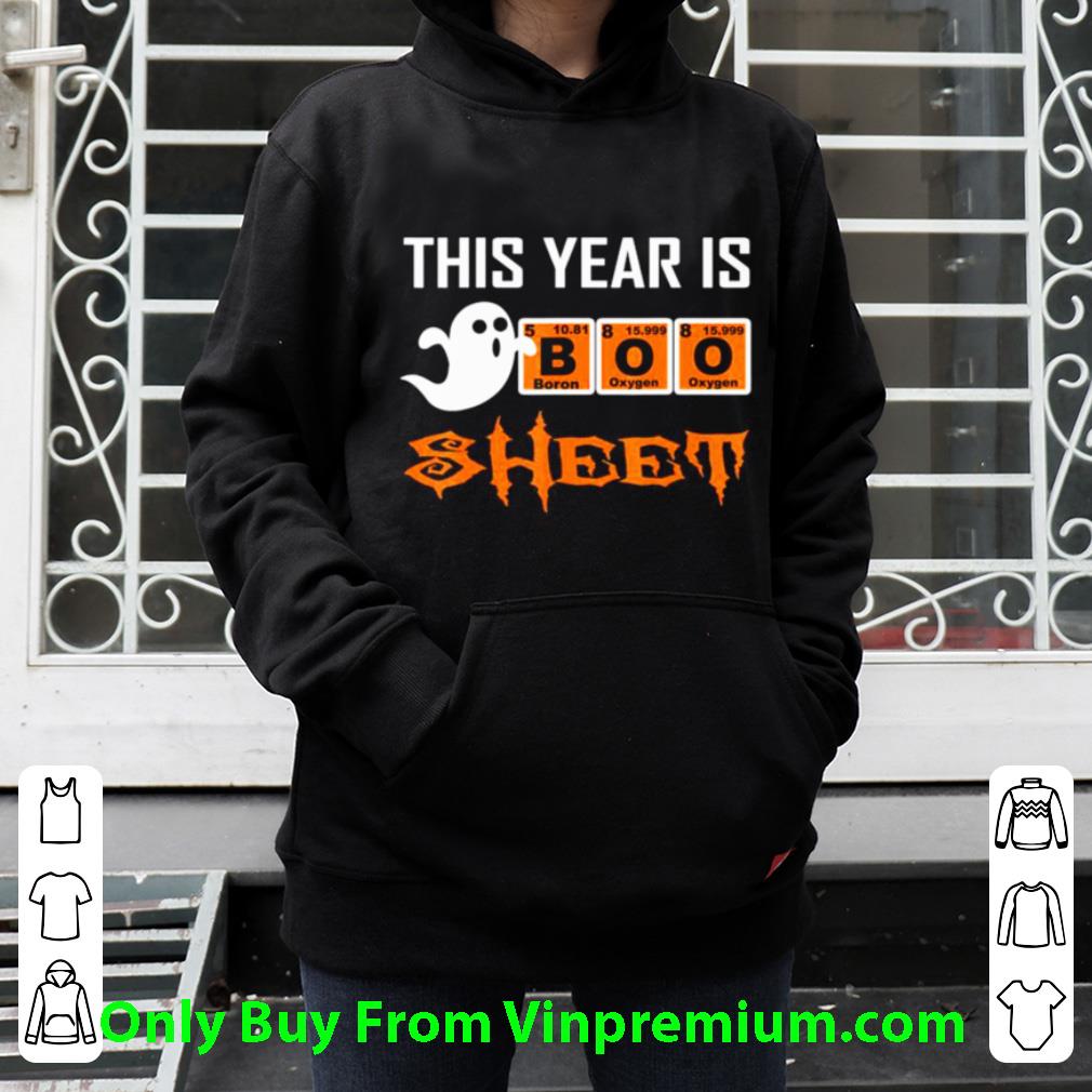 f3880ed9 original this year is boo sheet boo ghost halloween periodic table shirt 4 - Original This Year Is Boo Sheet Boo Ghost Halloween Periodic Table shirt
