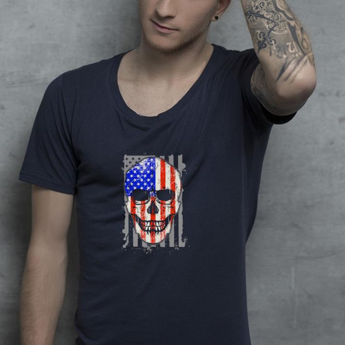 08dbaa85 nice skull american flag shirt 4 - Nice Skull American Flag Shirt