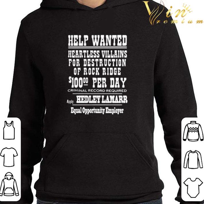 Help wanted heartless villains for destruction of rock ridge shirt 0f4270e5 help wanted heartless villains for destruction of rock ridge shirt 4 - Help wanted heartless villains for destruction of rock ridge shirt