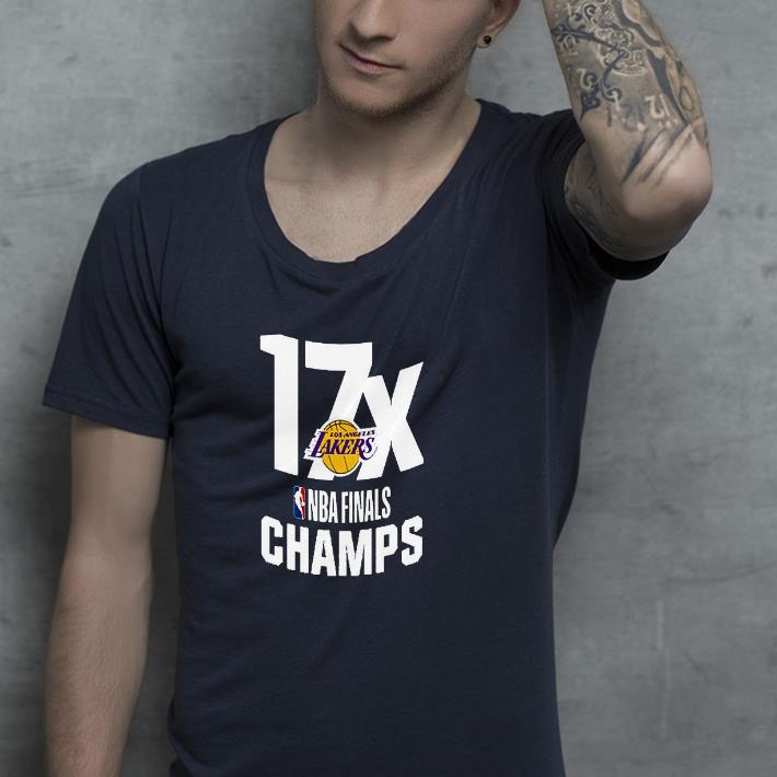 1b499e11 nice 17x los angeles lakers nba finals champions shirt 4 - Nice 17x Los Angeles Lakers NBA Finals Champions Shirt