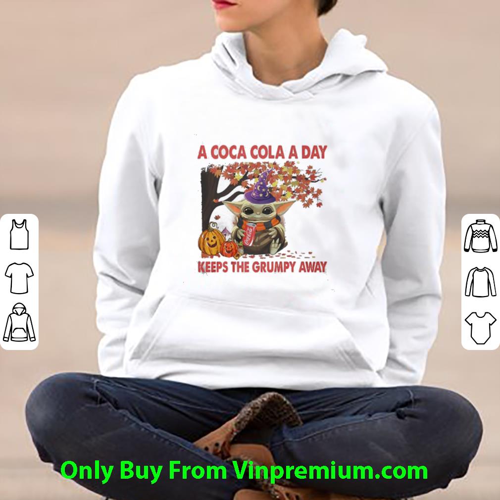 46b55020 awesome baby yoda a coca cola a day keeps the grumpy away shirt 4 - Awesome Baby Yoda A Coca Cola A Day Keeps The Grumpy Away shirt
