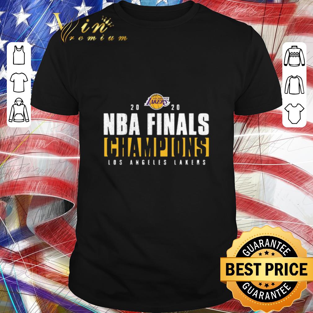 Top 2020 Nba Finals Champions Los Angeles Lakers shirt