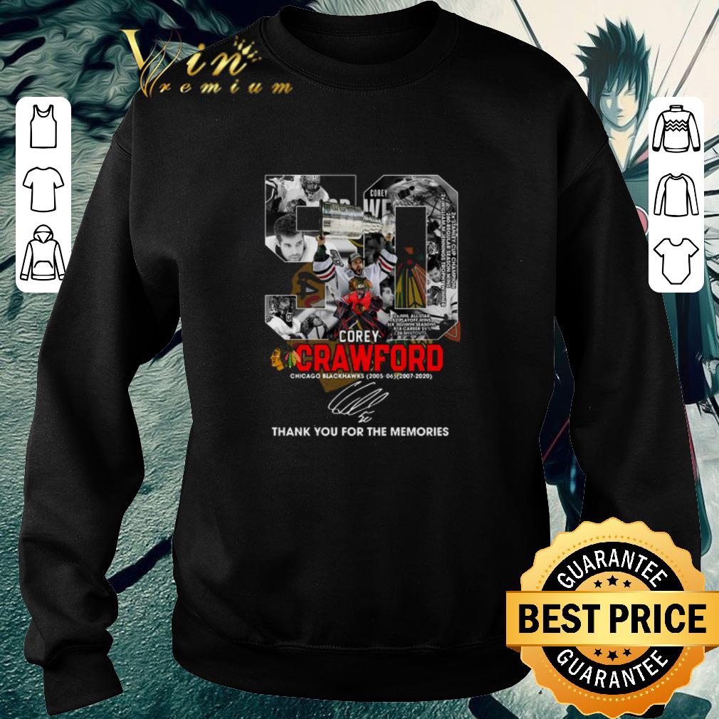 Top 50 Corey Crawford Chicago Blackhawks 2005 06 2007 2020 Thank You For The Memories Signature shirt 9d893d48 top 50 corey crawford chicago blackhawks 2005 06 2007 2020 thank you for the memories signature shirt 4 - Top 50 Corey Crawford Chicago Blackhawks 2005 06 2007 2020 Thank You For The Memories Signature shirt