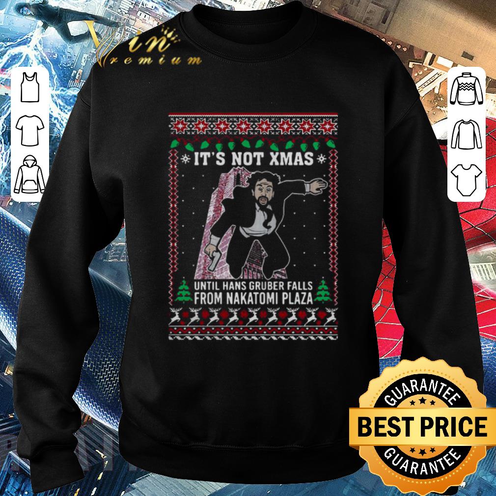 e5e95c5b hot it s not xmas until hans gruber falls from nakatomi plaza shirt 4 - Hot It's not xmas until hans gruber falls from nakatomi plaza shirt