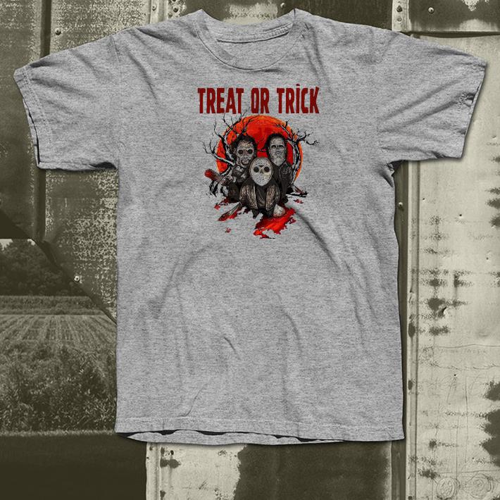 Nice Horror Character Treat or Trick Halloween Shirt f69688be nice horror character treat or trick halloween shirt 4 - Nice Horror Character Treat or Trick Halloween Shirt