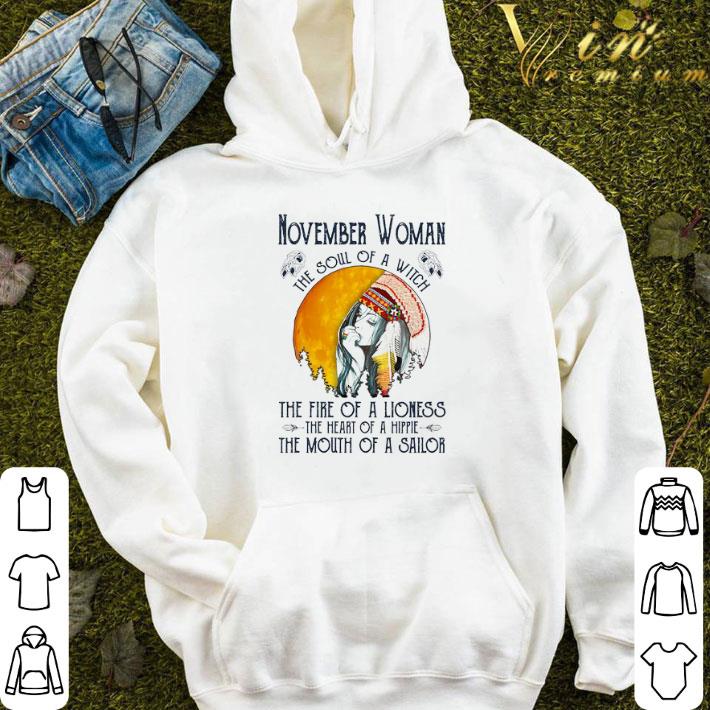 fa490982 november woman the soul of a witch the fire of a linoess the heart of a hippie shirt 4 - November woman the soul of a witch the fire of a linoess the heart of a hippie shirt